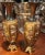 Exceptional Pair of Antique Japanese Meiji Period Shibayama Vases – Silver & Gold Lacquer, C. 1890 For Sale - Image 9 of 18
