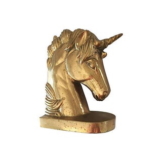 Brass Unicorn Figure For Sale