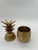 Modern Late 20th Century Solid Brass Pineapple Trinket Jar For Sale - Image 3 of 5