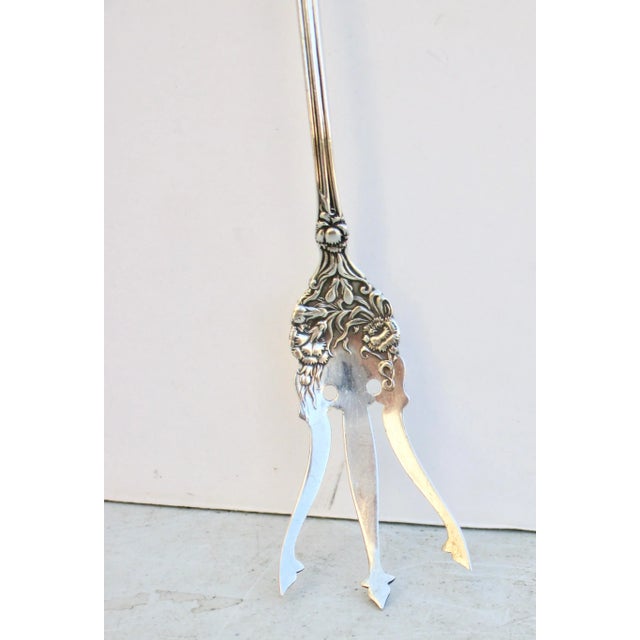 Art Nouveau Art Nouveau Toasting Fork by Thomas G. Brown & Sons Circa 1880s For Sale - Image 3 of 8