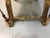Late 20th Century Late 20th Century Giltwood Bench with Pillow and Nailheads For Sale - Image 5 of 8