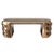 "Gradino" Bench with Bronze and Burl Walnut, Hand Made Bizimyer Furniture. Unmatched. Unrivalled. Designed by Hasan Samet...