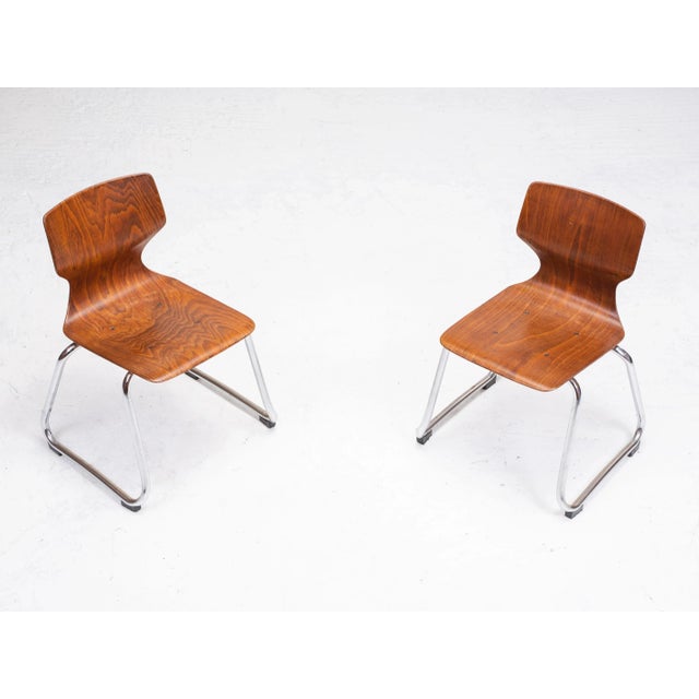 Set of Children's Chairs by Adam Stegner for Flötotto, 1970s For Sale - Image 6 of 9