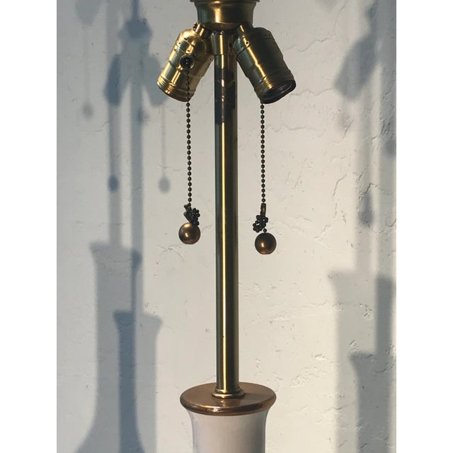 Wood 1960s Sculptural Italian Ceramic Lamps - a Pair For Sale - Image 7 of 12