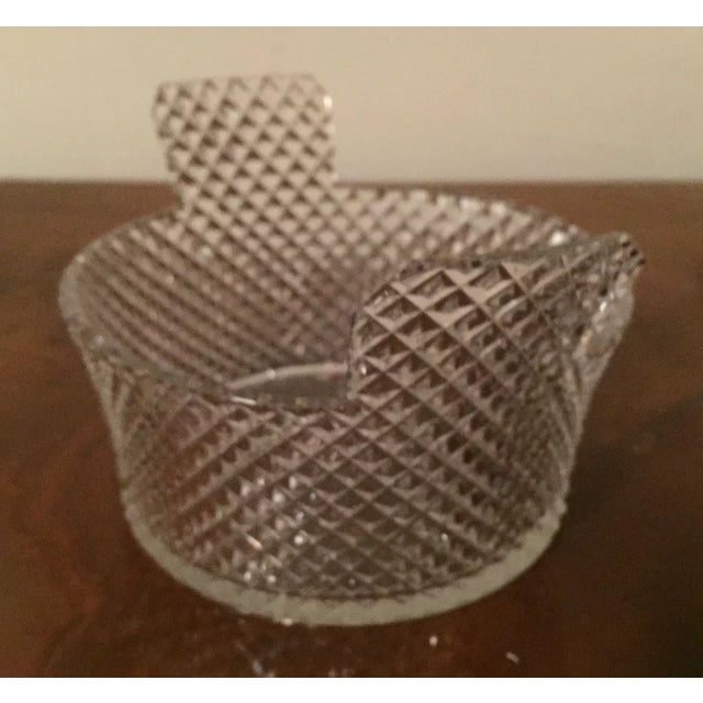 19th Century 19th Century American Brilliant Cut Crystal Glass Bowl For Sale - Image 5 of 9