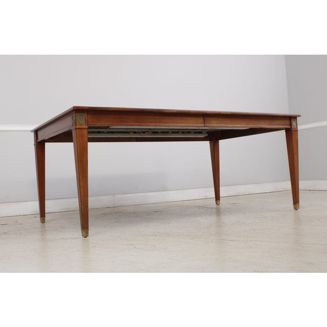 2000 - 2009 Stickley Cherry Regency Style Dining Table For Sale - Image 5 of 18