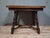 Extendable renaissance-style table in solid oak, circa 1950-1960. this charming rectangular tabletop features an elegant...