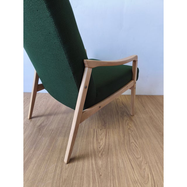 Vintage Lounge Chair by J. Jiroutek, Czechoslovakia, 1960s For Sale - Image 16 of 18