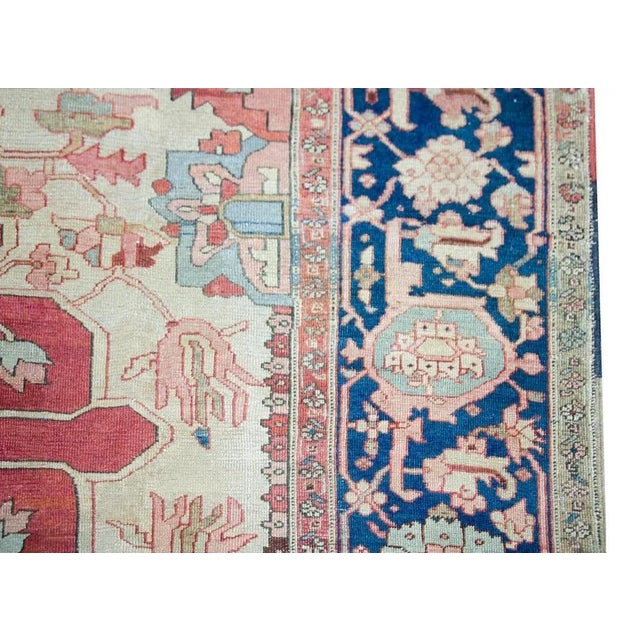 Late 19th Century Persian Serapi Rug For Sale - Image 10 of 12