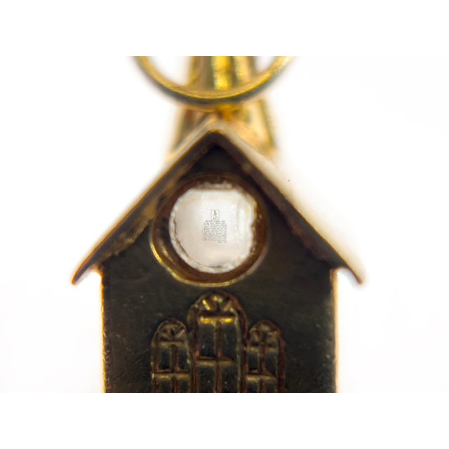 Vintage Gold Stanhope Viewer Chapel Charm, Lord’s Prayer, 14k For Sale In Los Angeles - Image 6 of 9