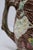Majolica Antique English Majolica Rustic Floral Tree Bark Pitcher, Attributed to Shorter & Boulton For Sale - Image 4 of 18