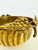 Vintage Solid Brass Hammered Centerpiece Bowl With Grapevine Handles For Sale In Little Rock - Image 6 of 13