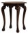 20th Century France Rich Walnut Brown Carved Octagonal Side Table For Sale