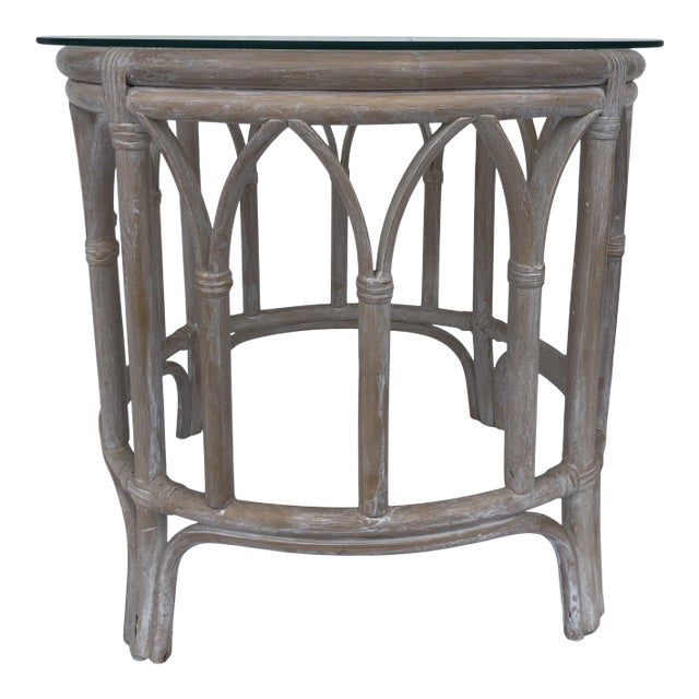 Vintage Henry Link Coastal Accent Table For Sale