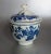 Mid-Century Modern 18th Century Blue and White Worcester Sugar Jar Lid For Sale - Image 3 of 9