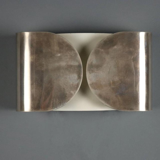 Franco Albini Vintage Foglio Wall Lamp by Tobia Scarpa for Flos, 1980s For Sale - Image 4 of 9