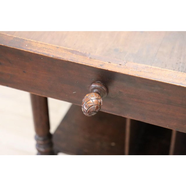 Antique 19th Century Writing and Reading Stand in Poplar Wood For Sale - Image 7 of 13