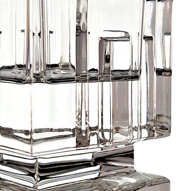 Waterford Metropolitan Crystal Votive Candle Holder, Germany, Art Deco Revival For Sale - Image 9 of 11