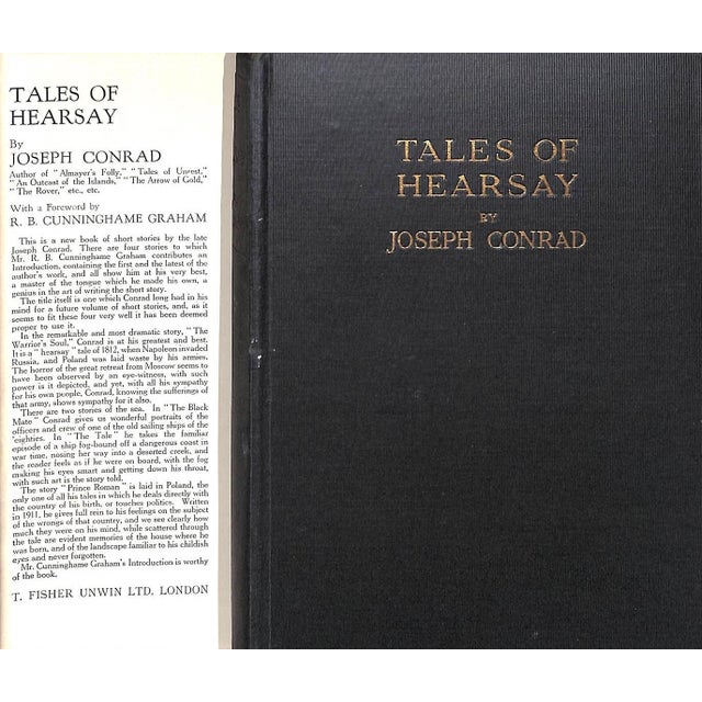 1920s "Tales of Hearsay" 1925 Conrad, Joseph For Sale - Image 5 of 7