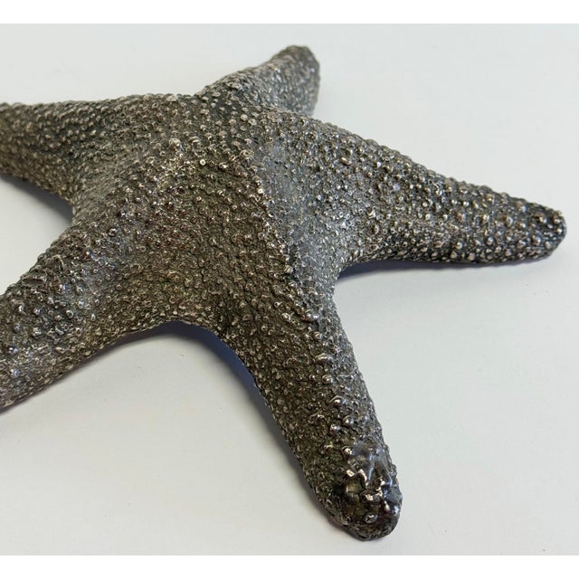 Metal Vintage Solid Brass Starfish Paper Weight For Sale - Image 7 of 8