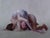 Faust Variant 1 by Valentin Fischer | Oil on Linen Depiction of intertwined figures on a neutral background For Sale