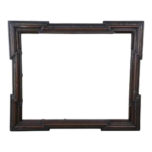 Antique Dutch Baroque Carved Picture Art Mirror Frame