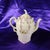 1930s Boho Chic Green and Purple Floral Teapot, Creamer, Milk Jug For Sale In San Francisco - Image 6 of 12