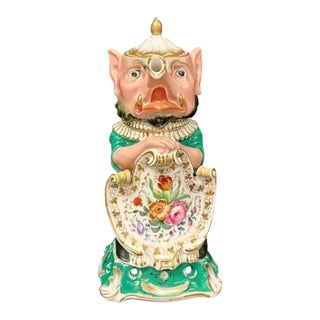 Russian Imperial Porcelain Teapot With Stove Night Light For Sale