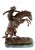 After Frederic Remington, Cowboy on a Rearing Horse, 20th Century, Bronze For Sale