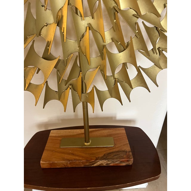 Mid-Century Modern Stunning Large Brutalist Metal Sunburst Objet in the Manner of Marc Weinstein For Sale - Image 3 of 9