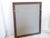 Modern Vintage Wooden Brass Tone Mirror For Sale - Image 3 of 4