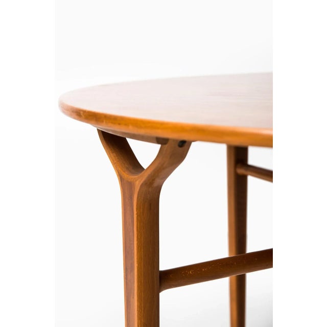 Mid-Century Modern Model 6900/AX Coffee Table by Peter Hvidt & Orla Mølgaard-Nielsen for Fritz Hansen, 1951 For Sale - Image 3 of 9