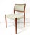 J.L. Møllers Møbelfabrik Niels O. Moller Teak Upholstered Dining Chairs by j.l. Moller Denmark For Sale - Image 4 of 15