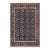 Shabby Chic Floral 1990's Pak-Persian Black/Rust Wool Rug - 12'1'' X 15'2'' For Sale
