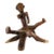 Early 20th Century Makonde Figural Stool Chair Tanzania For Sale