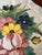 1960s Hand-Painted Botanical Folk Art Dish For Sale - Image 4 of 7