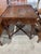 Early 20th Century Chippendale Style Basketweave Top Side Table For Sale - Image 4 of 5