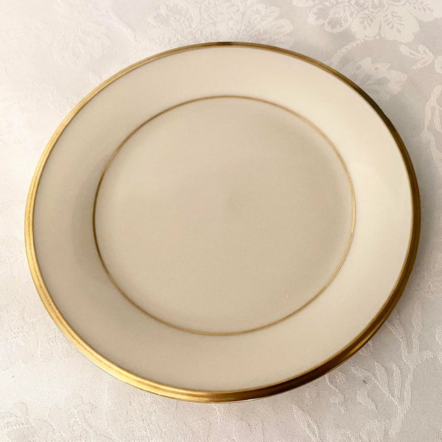 Late 20th Century Late 20th Century Lenox Eternal Bread & Butter Plate Excellent Condition For Sale - Image 5 of 7