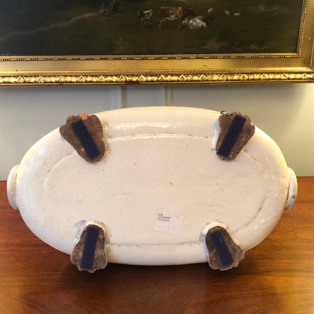 Large 19th Century Italian Maiolica Jardinière For Sale - Image 10 of 13