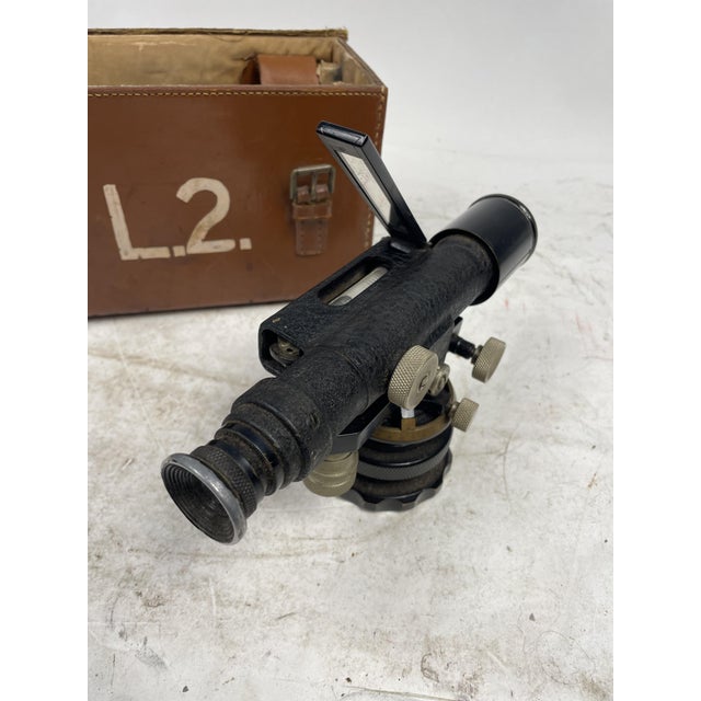 Vintage English Theodolite, 1940s For Sale - Image 6 of 14