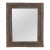 Antique Indian Carved and Painted Teakwood Frame – Mirror For Sale