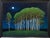 Early 21st Century Emissary by Thane Gorek | Oil on canvas Night scene with trees under a starry sky. For Sale - Image 5 of 5