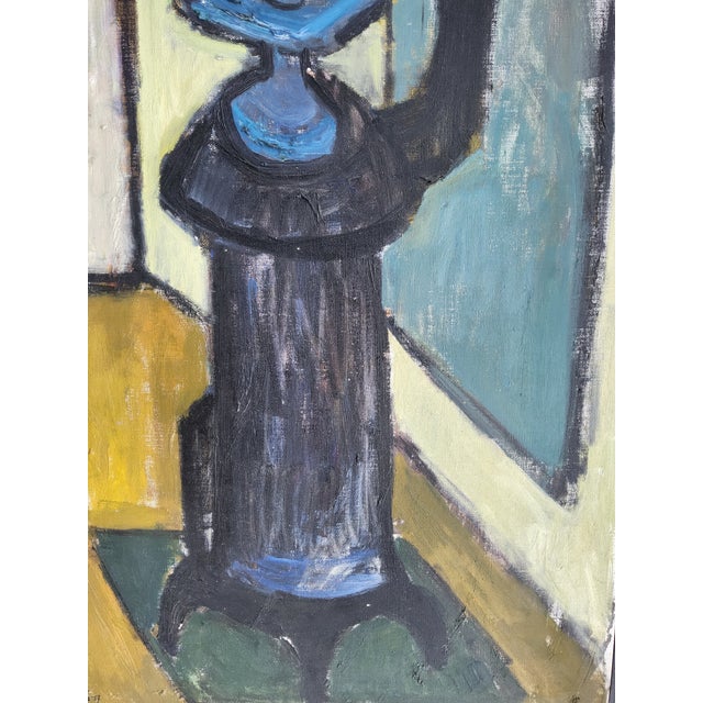 Mid Century Scandinavian Interior Still Life Painting by Swedish Artist Ulla Borgstrom 1951 For Sale In Orlando - Image 6 of 17