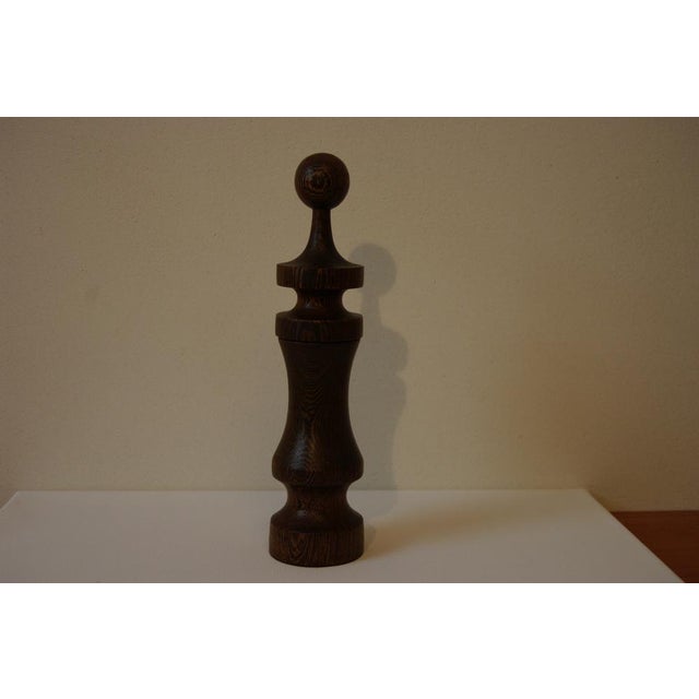 Vintage Wenge Wood Pepper Mill from Laurids Lonborg, Denmark, 1960s For Sale - Image 4 of 12