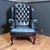 Blue Chesterfield Barrelback Blue Club Chair, 1970s For Sale - Image 8 of 18