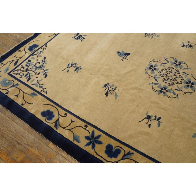 Ivory Antique Chinese - Peking Rug For Sale - Image 8 of 9