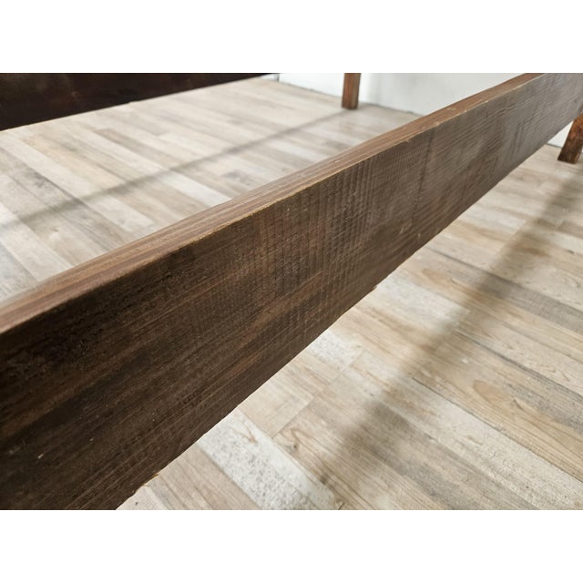 Wood Art Deco Tuscan Single Bed in Briar, 1940 For Sale - Image 7 of 15