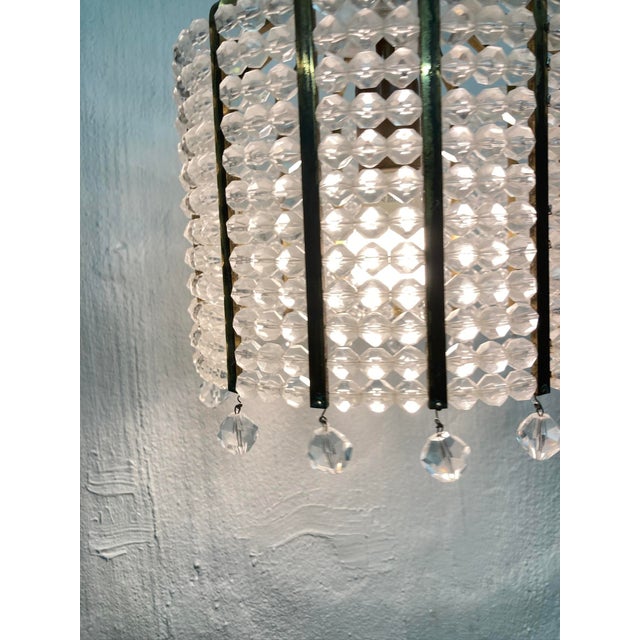 1970s Vintage Ceiling Lamp in Acrylic and Brass by Emil Stejnar for Rupert Nikoll, 1950s For Sale - Image 5 of 15