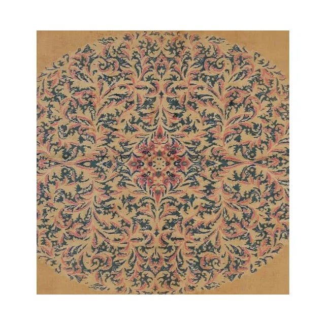 1950s 1950s Handwoven Persian Kerman Area Rug 10'0"×13'4" For Sale - Image 5 of 6