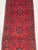 1990s Red and Navy Tribal Geometric Runner Rug, 2'9" X 15'6" For Sale - Image 5 of 17